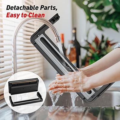 Bonsenkitchen Food Sealer Vacuum Sealer, Built-In Cutter & Sealer