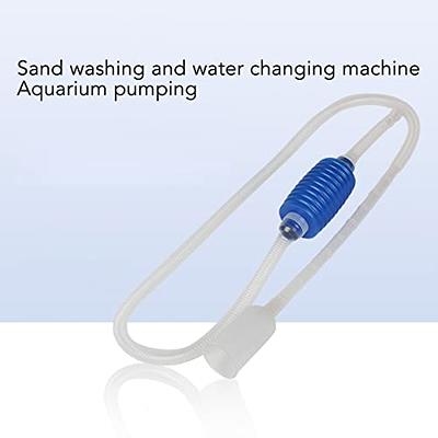 AREPK Aquarium Siphon Vacuum Cleaner Kit with Dual Vacuum Tubes for Various  Tank Sizes and One Fish Net, Aquarium Gravel Vacuum Cleaner