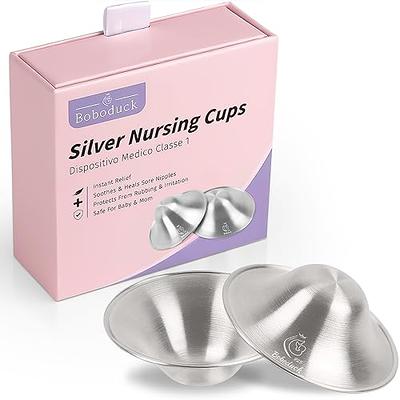 The Original Silvamama Silver Nursing Cups - Nipple Shields for Nursing  Newborn-Pure Silver Nursing Cups Natural Breastfeeding Support for Moms  (X-Large (999)) - Yahoo Shopping