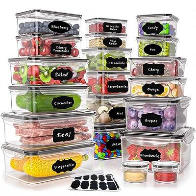 Meal Prep Containers 38OZ Plastic Food Storage Containers With Lids 10Pack  Reuse