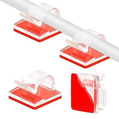 Self-adhesive Cable Clips Set - Outdoor Cable Management Cord Organizer,  Can Be Used For Under Desk, Car, Wall, Tv, Computer Ethernet Cables -  Suitable For Home, Office And Other Occasions