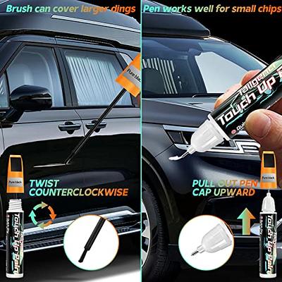 Touch Up Paint for Cars(Black), Automotive Black Touch Up Paint Pen,  Two-In-One Car Paint Scratch Repair, Car Scratch Remover for Deep  Scratches