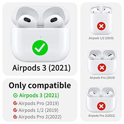 (3Pack) Food Airpod 3 Case for Airpods 3rd Gen, 3D Cartoon Airpods 3 Cover  Funny Cute Silicone Protective Case for Airpods 3rd Generation for Girl