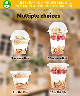 Portable Reusable Parfait Cups With Lids Yogurt Cup With Topping