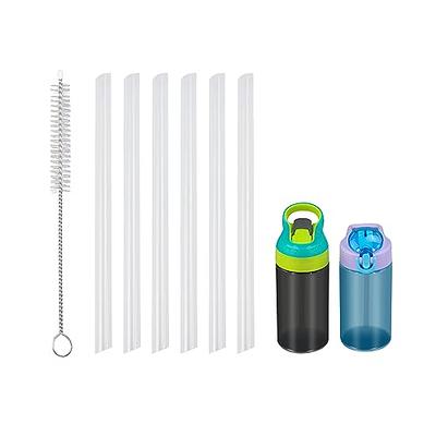 Replacement Straws and Bite Valve Compatible with Zak Designs Kelso 15 oz  Water Bottle, Reusable Straw with Cleaning Brush,BPA-Free and  Durable(Blue-4