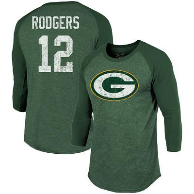 Men's Majestic Threads Aaron Rodgers Green Bay Packers Player Name