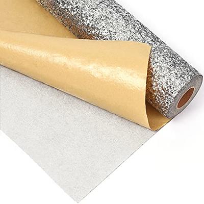 Silver Glitter Contact Paper Silver Peel and Stick Wallpaper