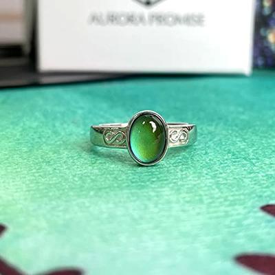 Stainless steel Mood Ring Color Change For Women Men and kids