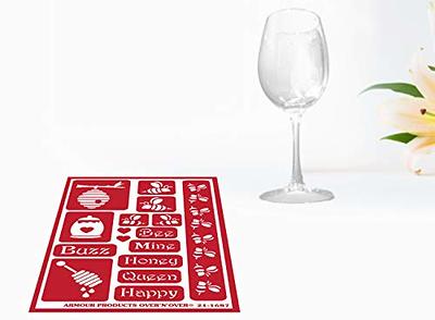 Best Deal for 2 Armour Etch Over N Over Reusable Glass Etching Stencils 