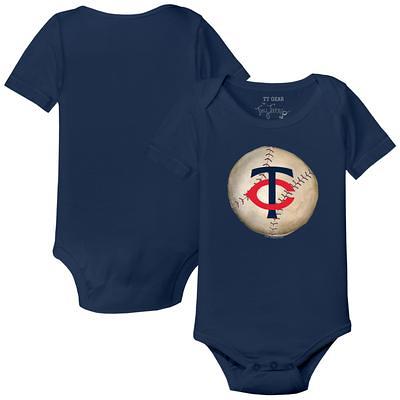 Oakland Athletics Tiny Turnip Infant Baseball Tear Raglan 3/4 Sleeve  T-Shirt - White/Black