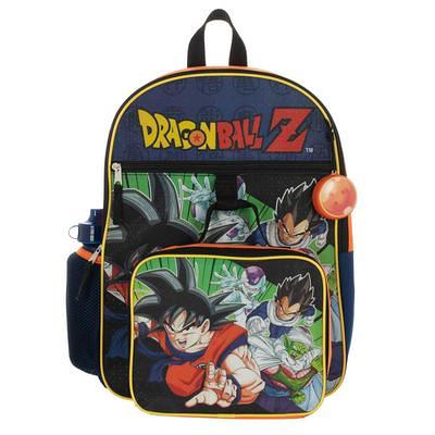 Dragon Ball Z Super Saiyan Goku 17 Laptop Backpack and Lunch Bag Set,  4-Piece, Blue 