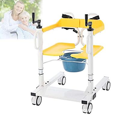 Patient Lift Transfer Chair, Patient Transfer Aid with Hard Seat Cushion,  Wheelchair Lift for Car, Bedside Commode Bathroom Wheelchair for Elderly,  Transport Chairs for Seniors (Without Bedpan) - Yahoo Shopping