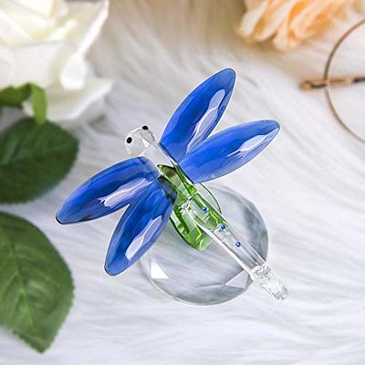 H&D HYALINE & DORA Crystal Glass Animals Figurine, Blue Standing  Dragonfly,Gift Boxed - Yahoo Shopping