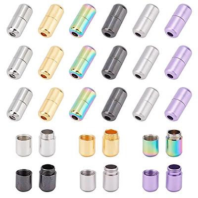 uxcell Shoelace Locks Buckle, 8 x 18mm Aluminum Elastic No Tie Shoe lace  Turnbuckle, Glossy Rainbow 2 Pcs