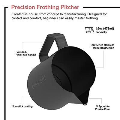 Brewista Precision Frothing Pitcher with V Spout, Milk Frother