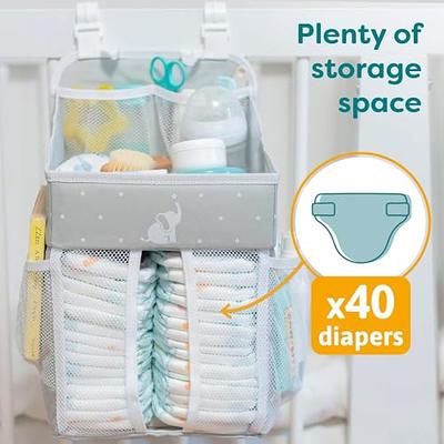 Maliton Hanging Diaper Caddy Organizer - Diaper Stacker for Changing Table,  Crib, Playard or Wall & Nursery Organization Baby Shower Gifts for Newborn  (Gray Cloud) - Yahoo Shopping