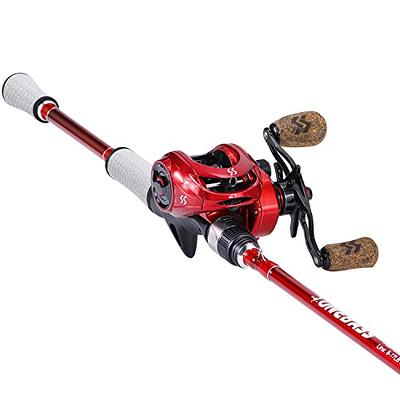 Sougayilang Fishing Rod and Reel Combo, Baitcasting Combo, IM7