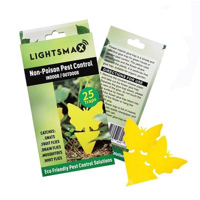 LIGHTSMAX Indoor/Outdoor Insect Trap (10-Pack) in Clear | FTPWTX10