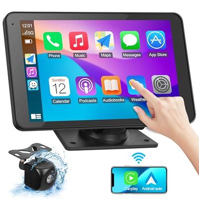 LAMTTO 9 Inch Wireless Car Stereo with Apple Carplay & Android  Auto,Portable Touch Screen GPS Navigation for Car,Car Audio Receivers with  Bluetooth,Airplay,AUX/FM,Screen for All Vehicles - Yahoo Shopping