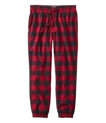 Men's Scotch Plaid Flannel Sleep Pants Grey Stewart Large | L.L.Bean