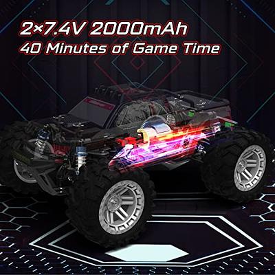 YUAN PLAN RC Drift Cars for Adults, 1/16 2.4GHz 4WD RC Cars RTR Drift Car  High Speed Remote Control Cars Vehicle with LED Lights Two Batteries and