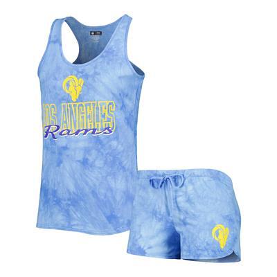 Men's Concepts Sport Royal/White Los Angeles Rams Downfield T-Shirt &  Shorts Sleep Set