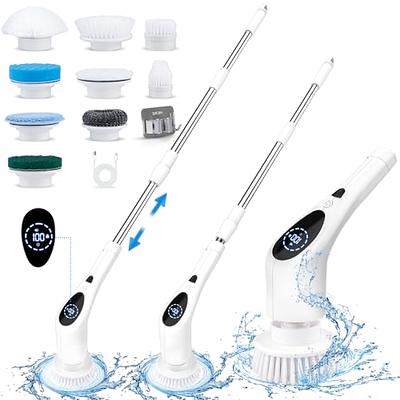 1000RPM Electric Spin Scrubber, 20V Cordless Cleaning Brush with