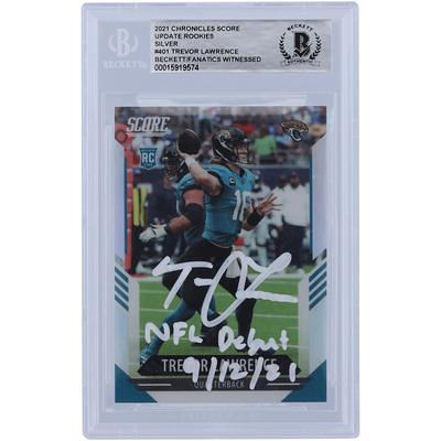 Autographed Jacksonville Jaguars Trevor Lawrence 2021 Panini