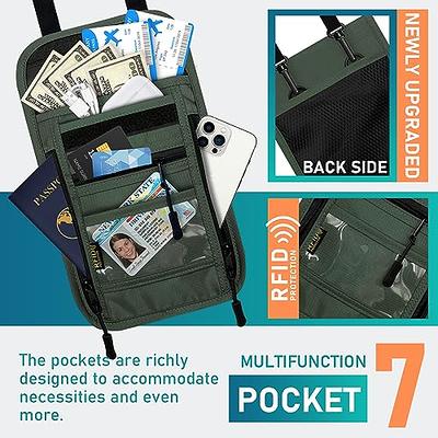 RFID Multifunction Anti-theft Wallet Hidden Travel Neck Pouch