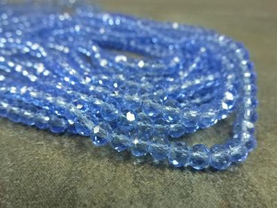 Faceted Chinese Crystal Spacer Bead - 3x2mm