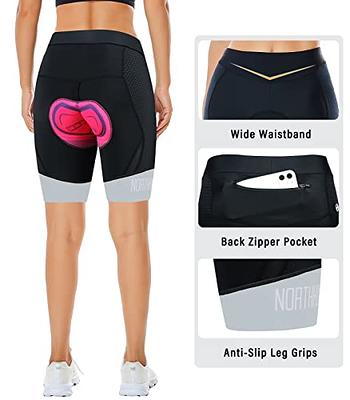 NORTHHILL Womens Padded Bike Shorts Biking Cycling Shorts High