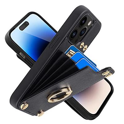 Buy ZZXX iPhone 14 Pro Max Wallet Case with [RFID Blocking] Card