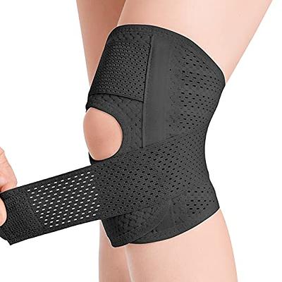  NEENCA Knee Brace for Knee Pain, Adjustable Knee Support with  Patella Gel Pad & Side Spring Stabilizers, Knee Wrap for Arthritis,  Meniscus Tear, ACL, Knee Pain Relief, Runner, Sport - FSA/HSA