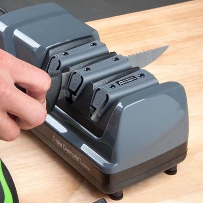 Mercer Culinary M10000 Triple Diamond 3 Stage Professional Electric Knife  Sharpener