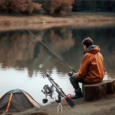 2pcs Rod Holder Ground,Lake Bank Fishing Pole Stand,Fishing Rod