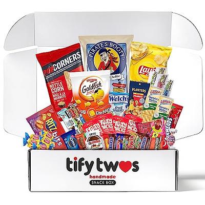 Snacks Box Variety Pack Care Package Mix Assortment Valentines Treats Gift  Basket Boxes Pack Adults Kids Candy, Fruit Snacks, Gift Snack Box for