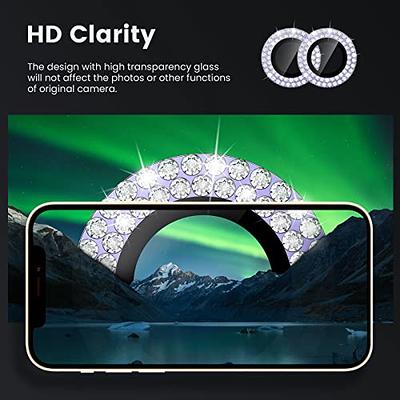 Tensea for iPhone 13 Pro - iPhone 13 Pro Max Camera Lens Protector, 9H  Tempered Glass Camera Cover Screen Protector Metal Individual Ring for  iPhone