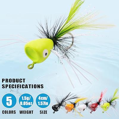 DiscountFlies Terrestrial Dry Fly Fishing Flies – Fishing Kit w/Fly Box &  12 Dry Flies for