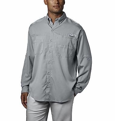 Columbia Men's PFG Tamiami™ II Long Sleeve Shirt, Cool Grey, Large