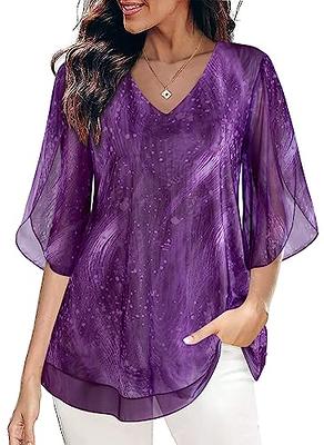 Buy PlusS Mauve Shirt Style Top - Tops for Women 10238605