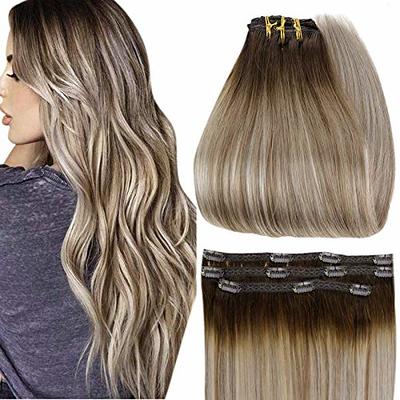 Sunny Beaded in Weft Hair Extensions for Women Microbead Weft Hair  Extensions Balayage Brown EZE Weft Hair Extensions Chocolate Brown Ombre  Caramel Blonde with Highlights 50G 22Inch - Yahoo Shopping