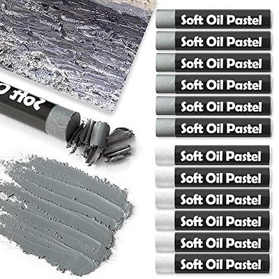  12pcs Oil Pastels Sticks White Drawing Equipment Oil