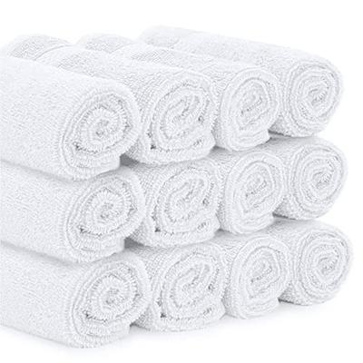  Avalon Towels Luxury 8 Piece Towels Set, 2 Bath Towels, 2 Hand  Towels and 4 Washcloths Ring Spun Cotton 600 GSM, Highly Soft and Absorbent  Towels for Bathroom, Hotel and Spa