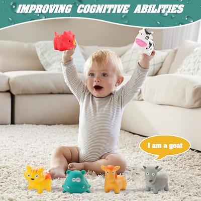 Mold Free Baby Bath Toys for Kids Ages 1-3,6 pcs No Hole No Mold