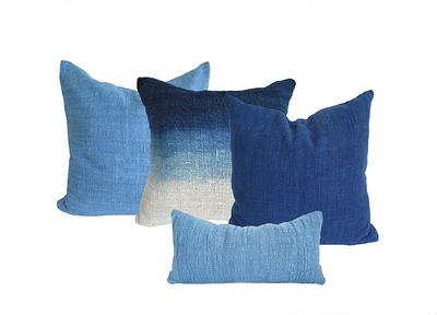 20x20 Cotton Sari Silk Throw Pillows