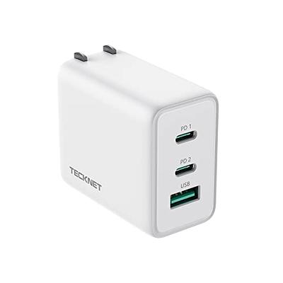 USB-C & USB-A Triple ports GaN Charger 65W