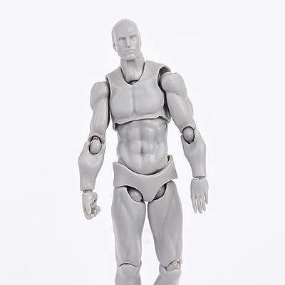 Artists Manikin Blockhead Jointed Mannequin Drawing Figures,Small Figure  Model for Sketching, Painting, Drawing, Artist Male+Female Set