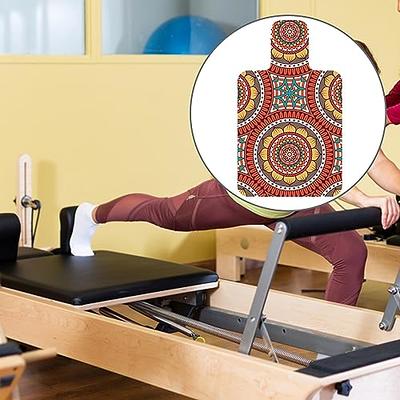 Pilates Reformer Mat Sweat Absorbing 24Inx39in Lightweight Yoga Protection  Mat Thick Nonslip Suede Exercise Fitness Pilates Mat for Reformer Style B