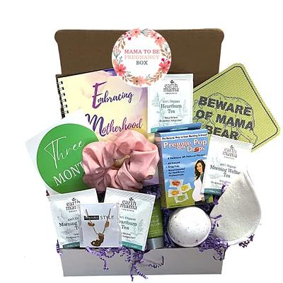 Silly Obsessions Gift Box for Mother Birthday Gift Basket for Mom, Wife. Gift Set for New Mom, Pregnant Women, Baby Shower.