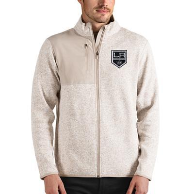 Los Angeles Dodgers Antigua Team Logo Victory Full-Zip Hoodie - Black